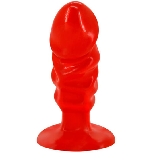 BAILE - PLUG ANAL UNISEX CON VENTOSA ROJO BAILE ANAL