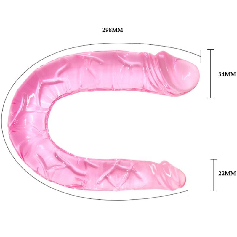 BAILE - DOUBLE DONG DILDO DOBLE ROSA BAILE DILDOS