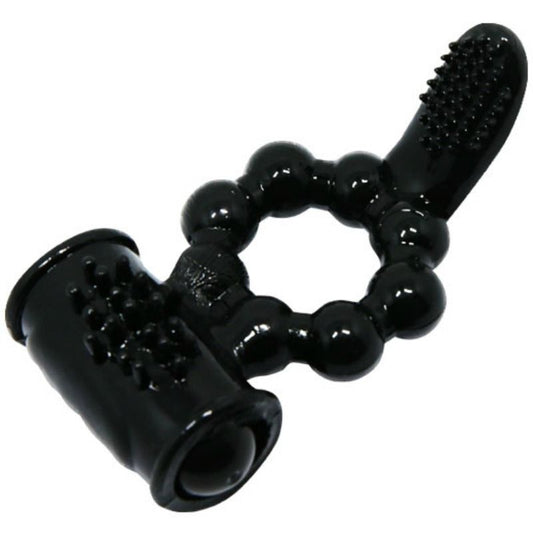 BAILE - SWEET RING ANILLO CON DOBLE ESTIMULADOR BAILE FOR HIM