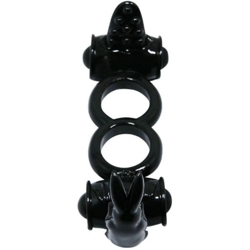 BAILE - SWEET RING ANILLO DOBLE CON RABBIT DOBLE BAILE FOR HIM