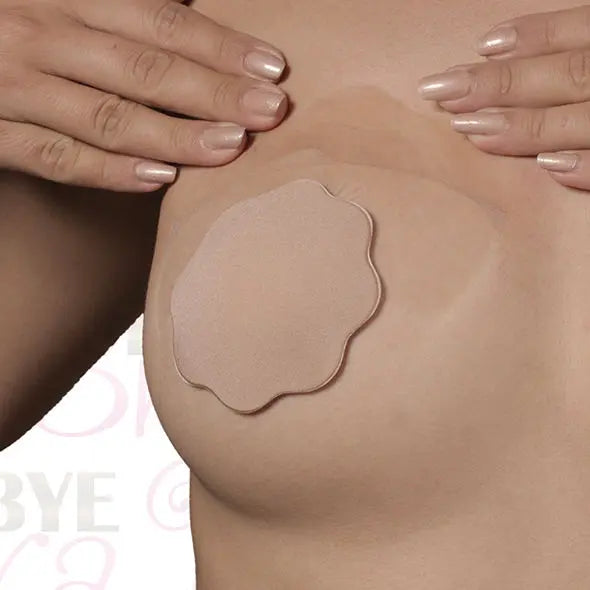 BYE-BRA - REALZADOR PECHOS + CUBREPEZONES DE SILICONA COPA A/C BYE BRA - TAPES