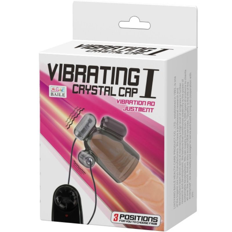 BAILE - FUNDA VIBRADORA VIBRATING CRYSTAL CAP I BAILE FOR HIM