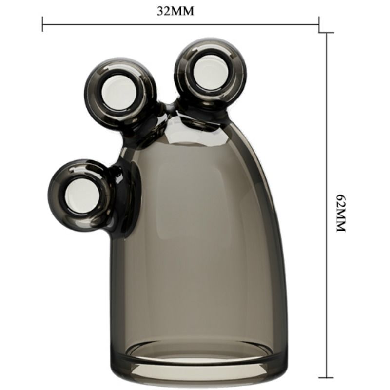 BAILE - FUNDA VIBRADORA VIBRATING CRYSTAL CAP II BAILE FOR HIM