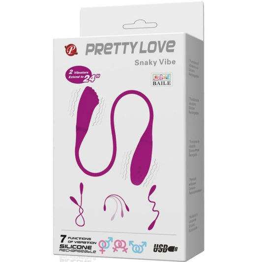 PRETTY LOVE - SMART SNAKY VIBE VIBRADOR 2 MOTORES PRETTY LOVE SMART