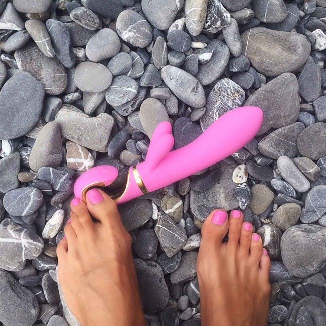 G-VIBE - G-RABBIT VIBRADOR CONEJITO RAMPANTE ROSA G-VIBE