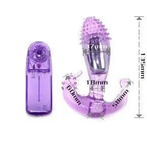 BAILE - ESTIMULADOR LILA VAGINAL Y ANAL CON VIBRACIÓN BAILE