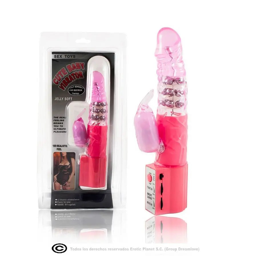 BAILE - ROTADOR RABBIT ROSA SUPERESTIMULADOR BAILE ROTATIONS