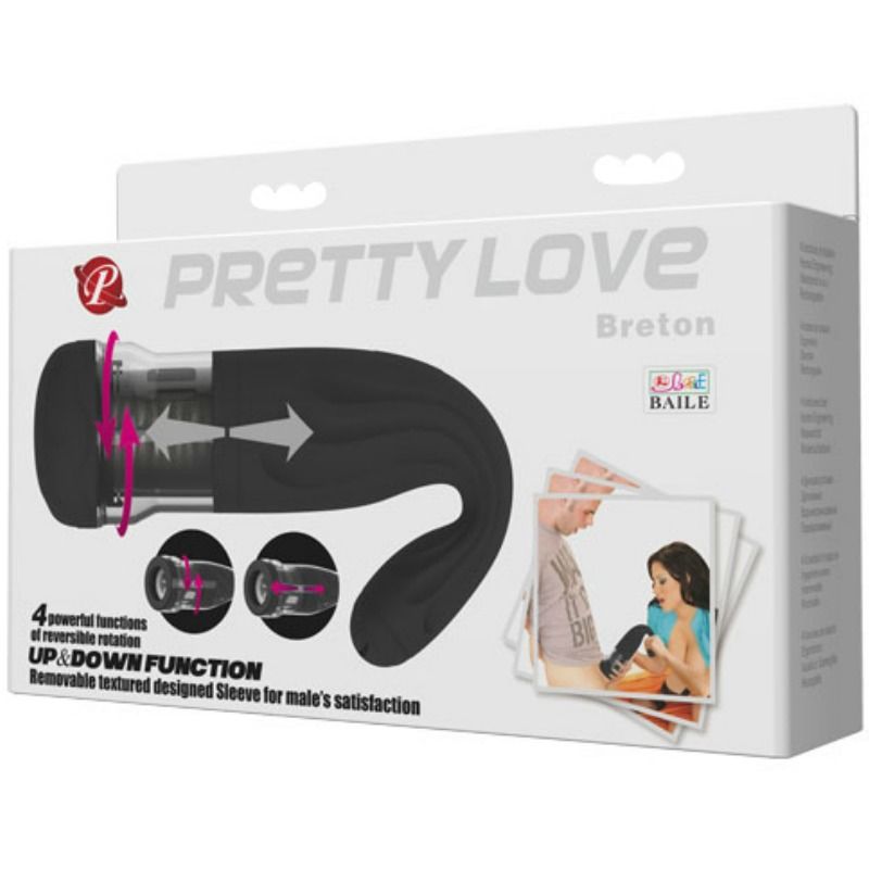 PRETTY LOVE - MALE MASTURBADOR MULTIFUNCIÓN BRETON PRETTY LOVE MALE