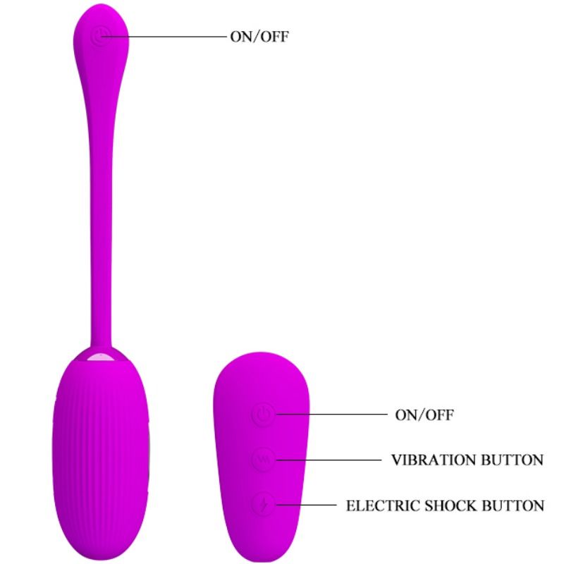 PRETTY LOVE - SHOCK FUN HUEVO VIBRADOR Y ELECTROSHOCK PRETTY LOVE SMART
