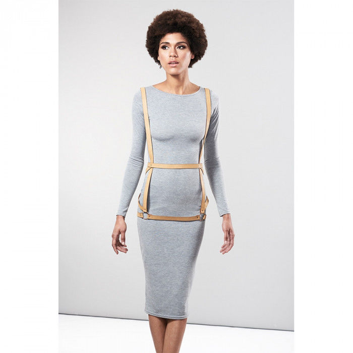 BIJOUX - INDISCRETS MAZE ARNÉS FORMA DE VESTIDO MARRON BIJOUX MAZE
