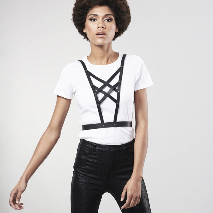 BIJOUX - INDISCRETS MAZE ARNES CRUZADO CON ESCOTE NEGRO BIJOUX MAZE