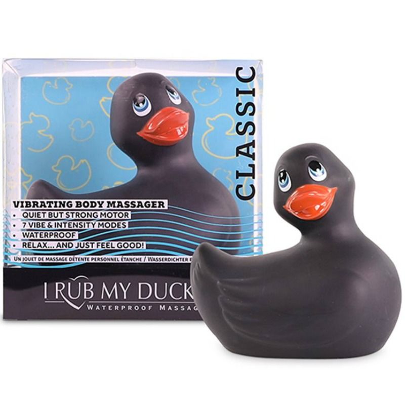 BIG TEASE TOYS - I RUB MY DUCKIE CLASSIC PATO VIBRADOR NEGRO BIG TEAZE TOYS