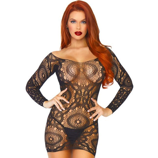 LEG AVENUE - MINI VESTIDO ENCAJE DE GANCHILLOS T.U. LEG AVENUE DRESSES
