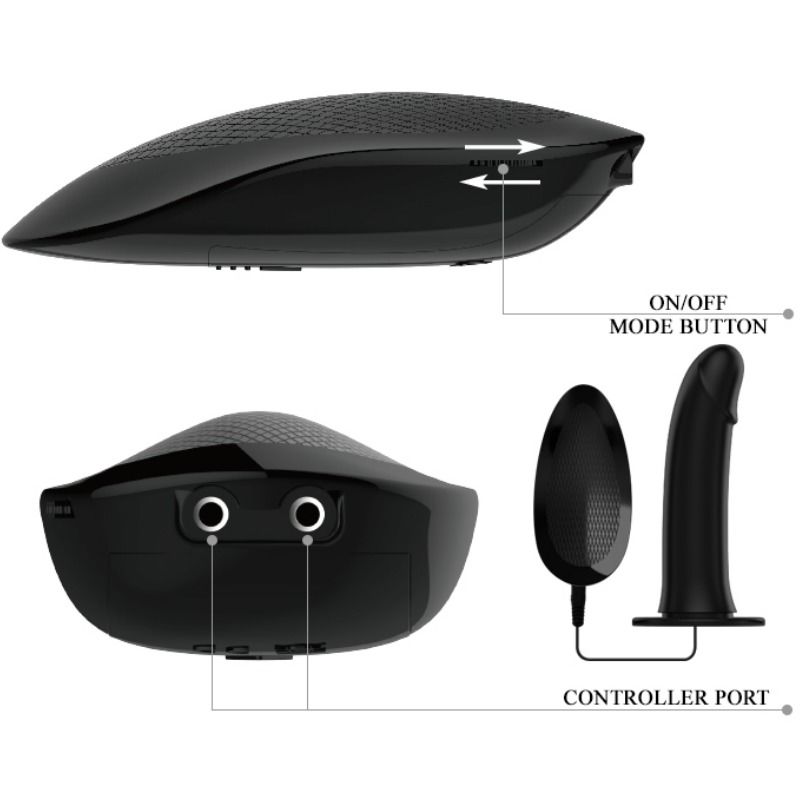 PRETTY LOVE - MARVIN STRAP ON CON VIBRACIÓN Y DILDO HUECO PRETTY LOVE