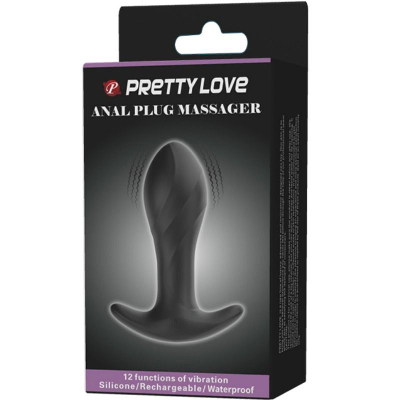 PRETTY LOVE - VIBRADOR ANAL NEGRO PRETTY LOVE