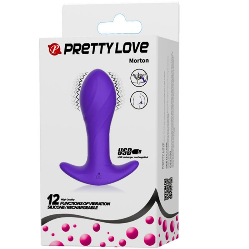 PRETTY LOVE - VIBRADOR ANAL LILA PRETTY LOVE