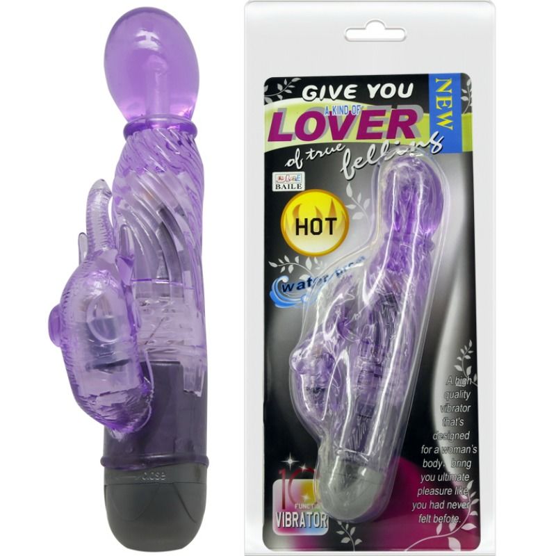 BAILE - GIVE YOU A KIND OF LOVER VIBRADOR CON RABBIT LILA 10 MODOS BAILE VIBRATORS