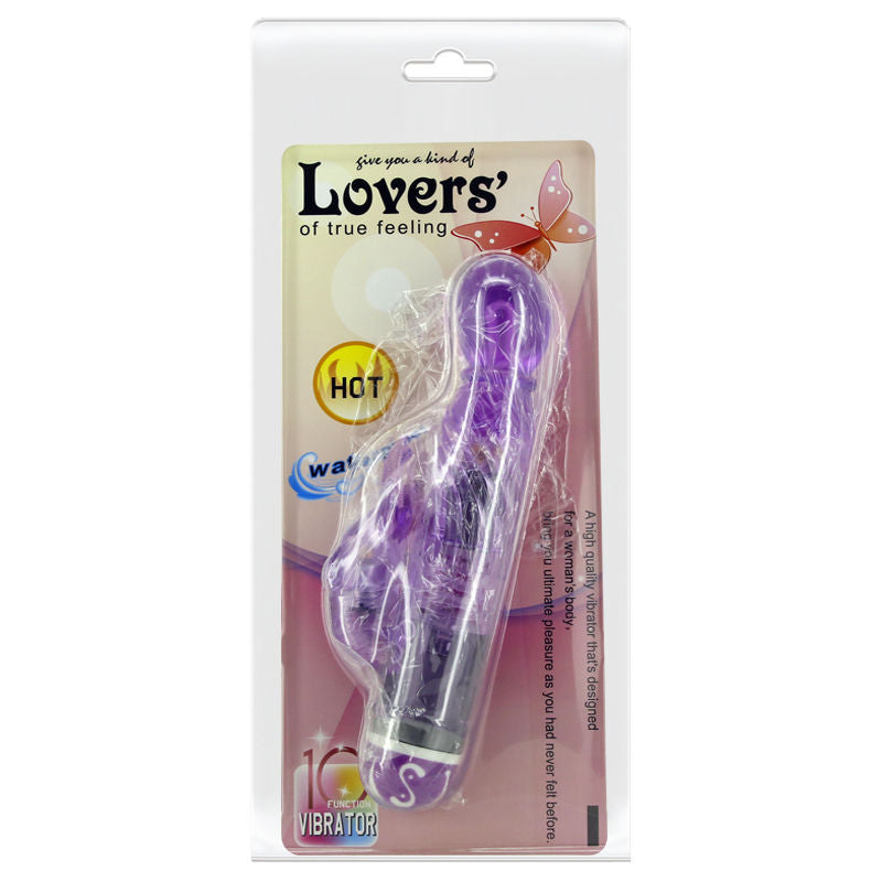 BAILE - VIBRADOR MULTIVELOCIDAD CON ESTIMULADOR LILA BAILE VIBRATORS