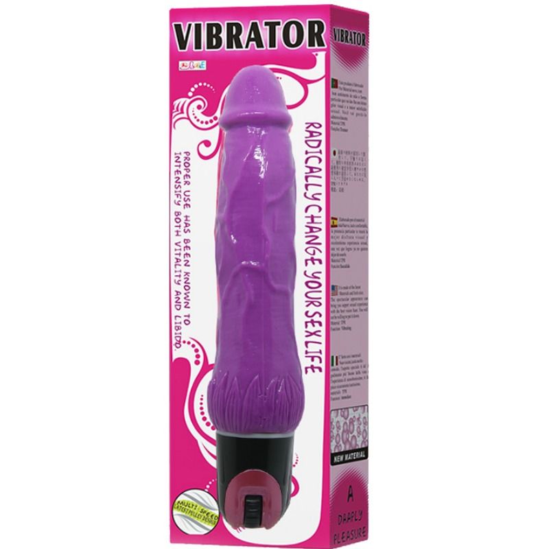 BAILE - VIBRATOR DAAPLY PLEASURE MULTIVELOCIDAD MORADO BAILE VIBRATORS
