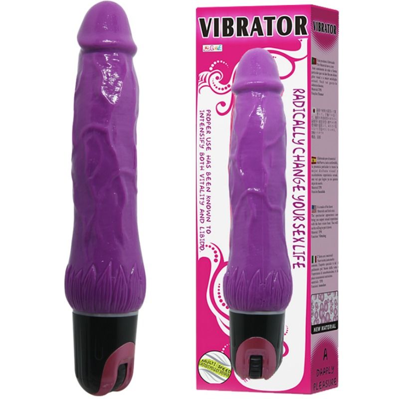 BAILE - VIBRATOR DAAPLY PLEASURE MULTIVELOCIDAD MORADO BAILE VIBRATORS