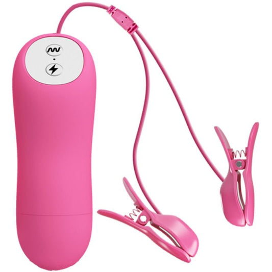 BAILE - ROMANTIC WAVE PIZAS CON VIBRACIÓN Y ELECTROSHOCK FUCSIA BAILE STIMULATING