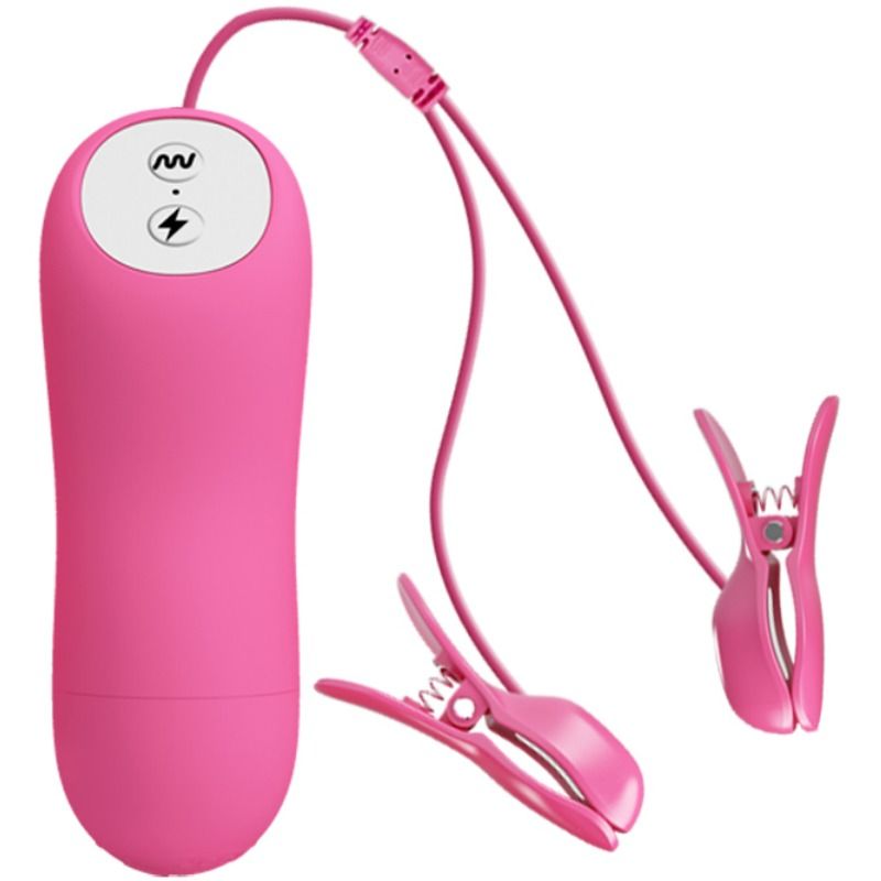 BAILE - ROMANTIC WAVE PIZAS CON VIBRACIÓN Y ELECTROSHOCK FUCSIA BAILE STIMULATING