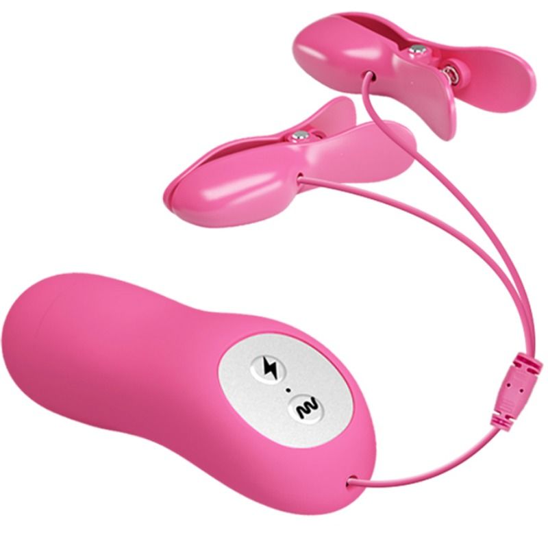 BAILE - ROMANTIC WAVE PIZAS CON VIBRACIÓN Y ELECTROSHOCK FUCSIA BAILE STIMULATING