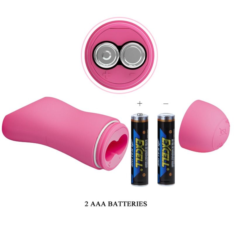 BAILE - ROMANTIC WAVE PIZAS CON VIBRACIÓN Y ELECTROSHOCK FUCSIA BAILE STIMULATING