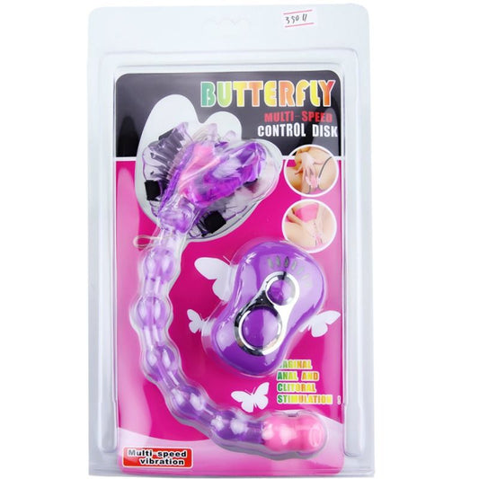 BAILE - BUTTERFLY STRAP ON LILA BAILE STIMULATING