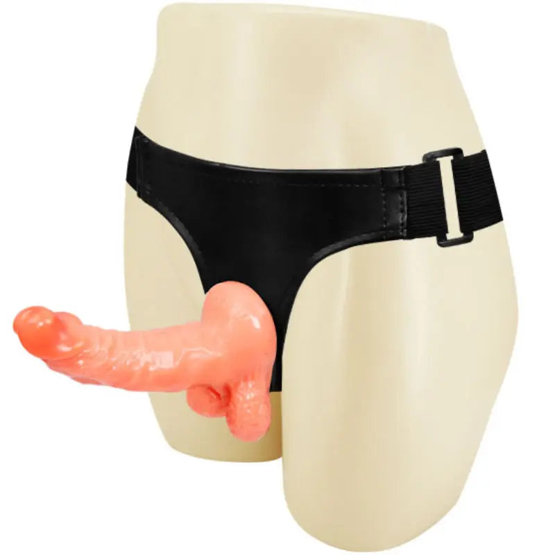 BAILE - ARNES CON PENE REALISTICO Y BRAGUITA AJUSTABLE ULTRA PASSIONATE 15.5 CM BAILE HARNESS COLLECTION