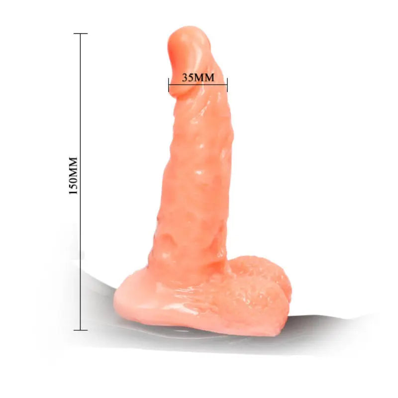 BAILE - ARNES CON PENE REALISTICO Y BRAGUITA AJUSTABLE ULTRA PASSIONATE 15.5 CM BAILE HARNESS COLLECTION