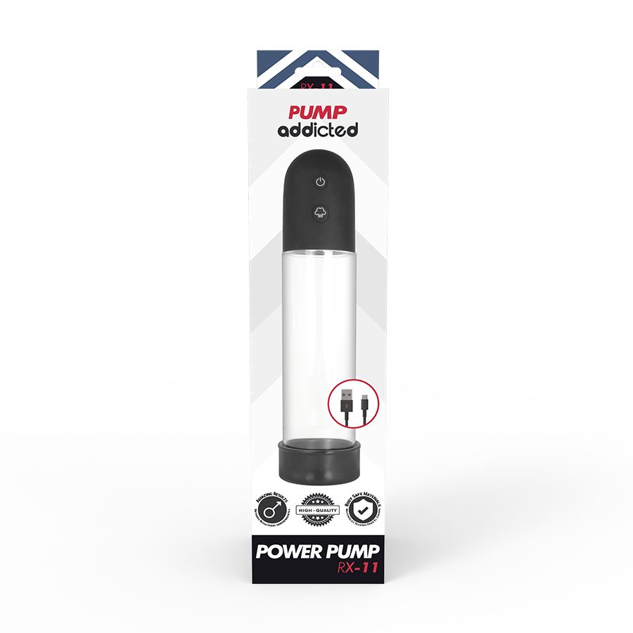 PUMP ADDICTED - BOMBA ERECCIÓN RX11 AUTOMATICA PUMP ADDICTED