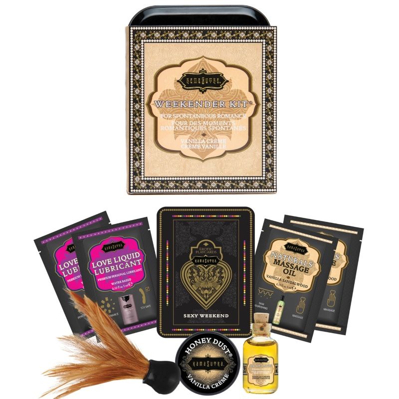 KAMASUTRA - WEEKENDER TIN KIT VANILLA CREAM VAINILLA KAMASUTRA COSMETICS