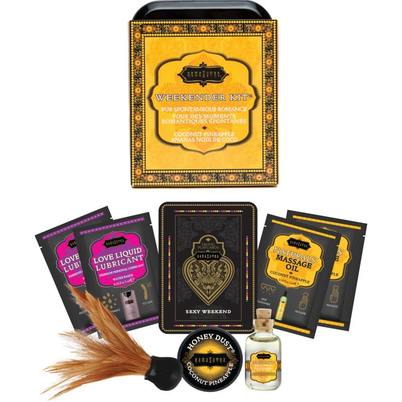 KAMASUTRA - WEEKENDER TIN KIT COCO Y PIÑA KAMASUTRA COSMETICS