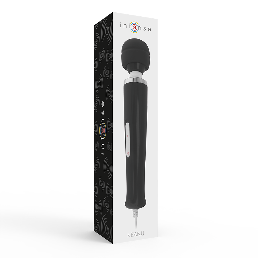 INTENSE - KEANU WAND MASAJEADOR NEGRO INTENSE FUN