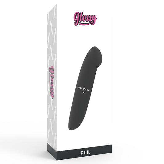GLOSSY - PHIL VIBRADOR NEGRO GLOSSY