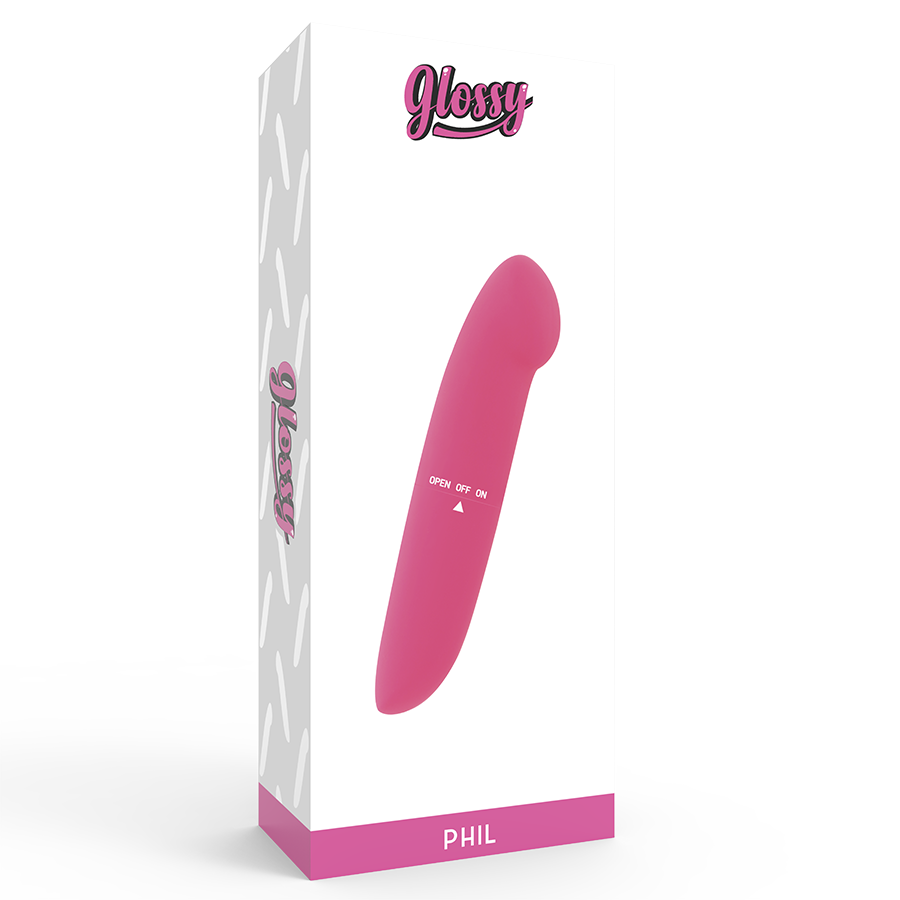 GLOSSY - PHIL VIBRADOR ROSA GLOSSY