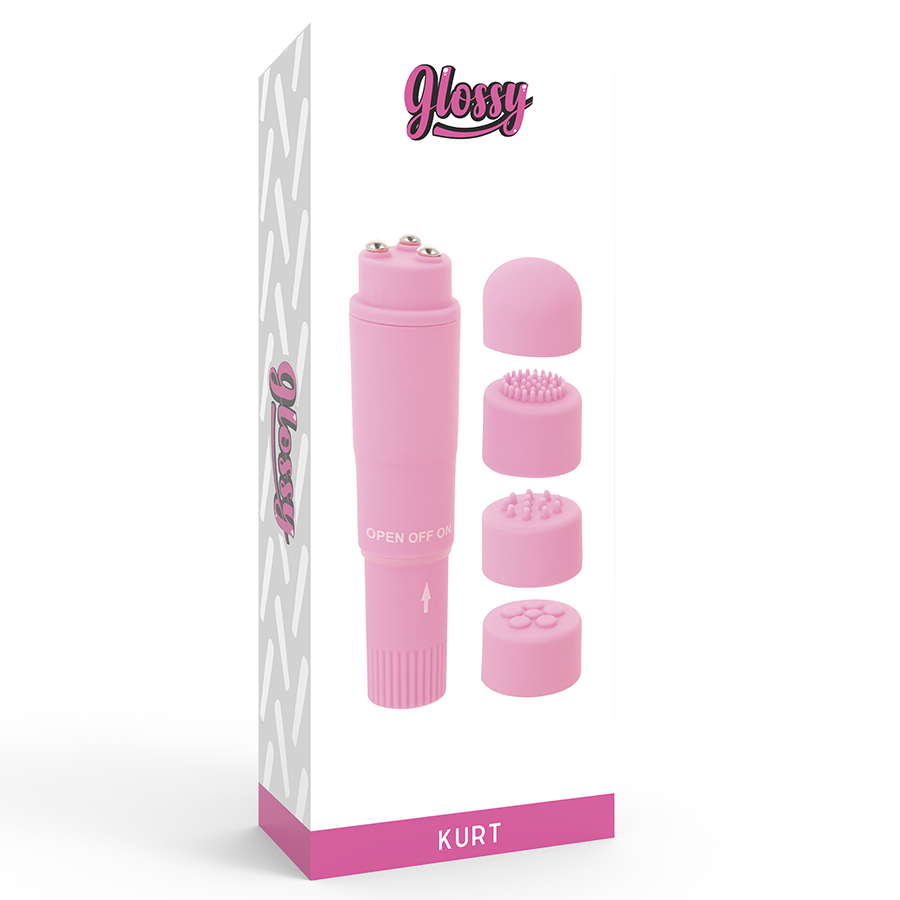 GLOSSY - POCKET  KURT MASAJEADOR ROSA GLOSSY