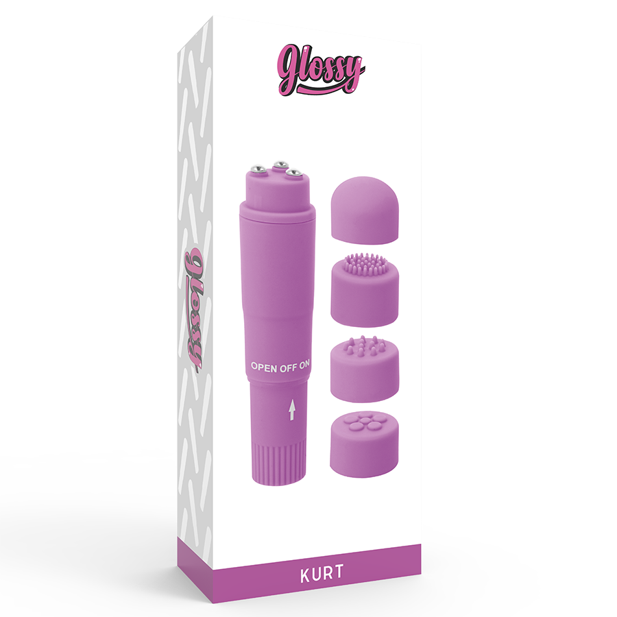 GLOSSY - POCKET  KURT MASAJEADOR LILA GLOSSY