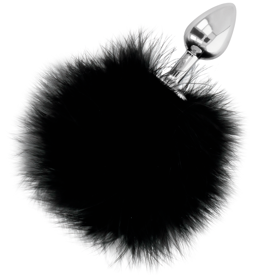 DARKNESS - EXTRA BUTTPLUG ANAL CON COLA NEGRO 7 CM DARKNESS ANAL