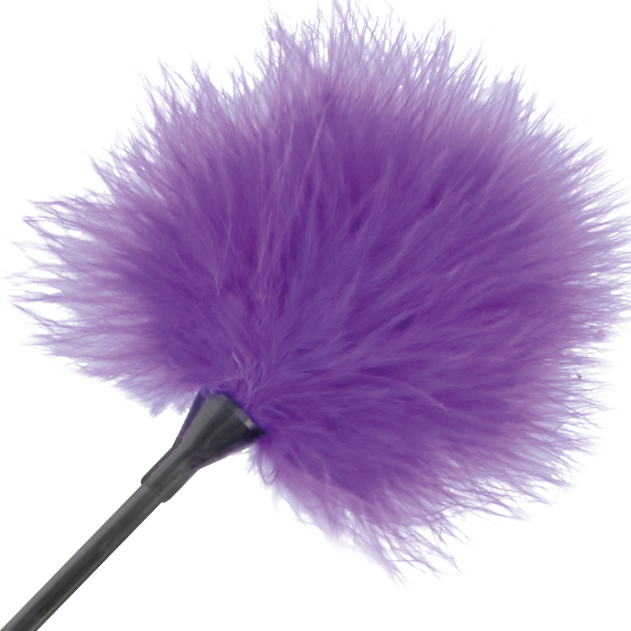 DARKNESS - PLUMA ESTIMULADORA LILA 42CM DARKNESS SENSATIONS