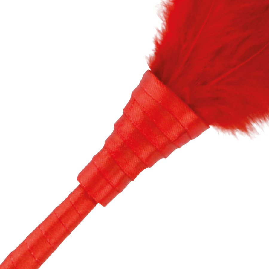 DARKNESS - PLUMA ESTIMULADORA ROJO 24CM DARKNESS SENSATIONS