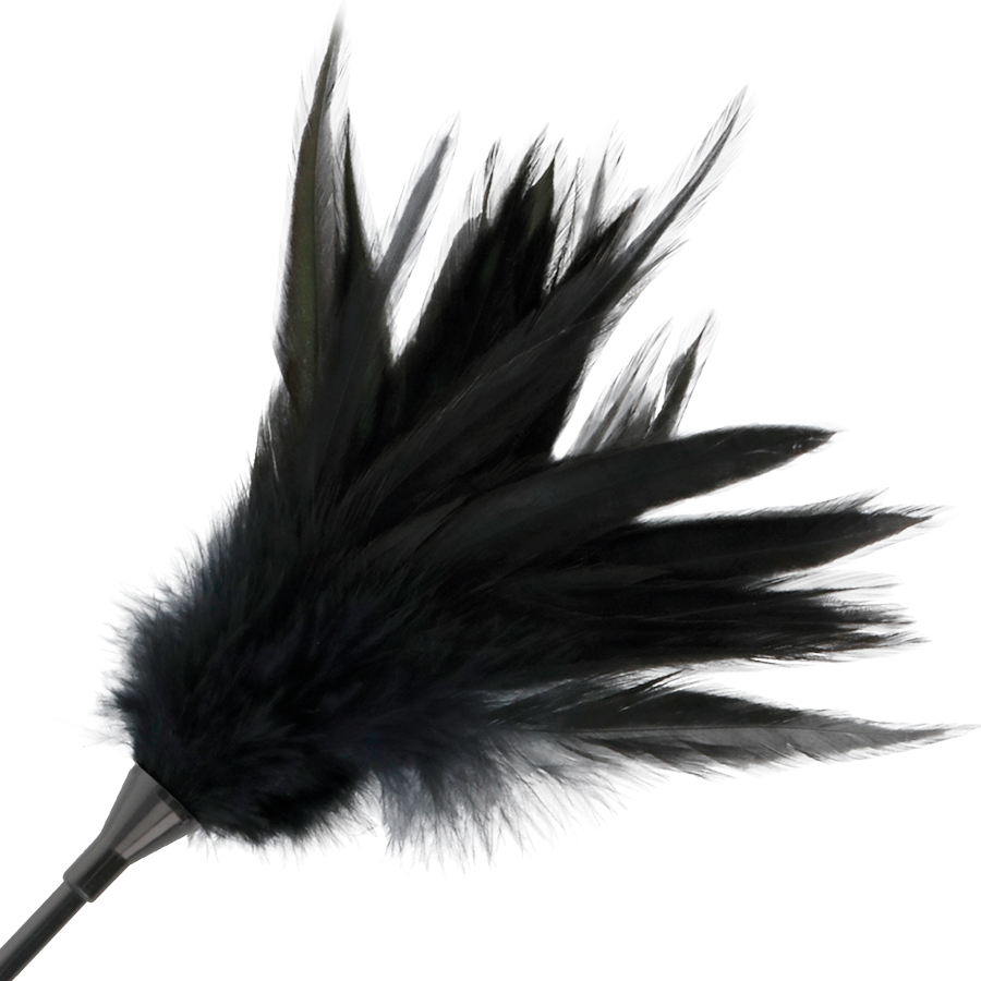 DARKNESS - FUSTA CON PLUMA NEGRO DARKNESS SENSATIONS