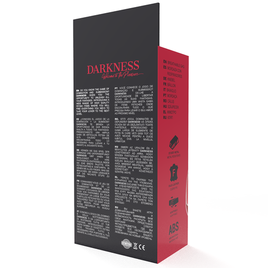 DARKNESS - MORDAZA TRANSPIRABLE ROJO DARKNESS BONDAGE