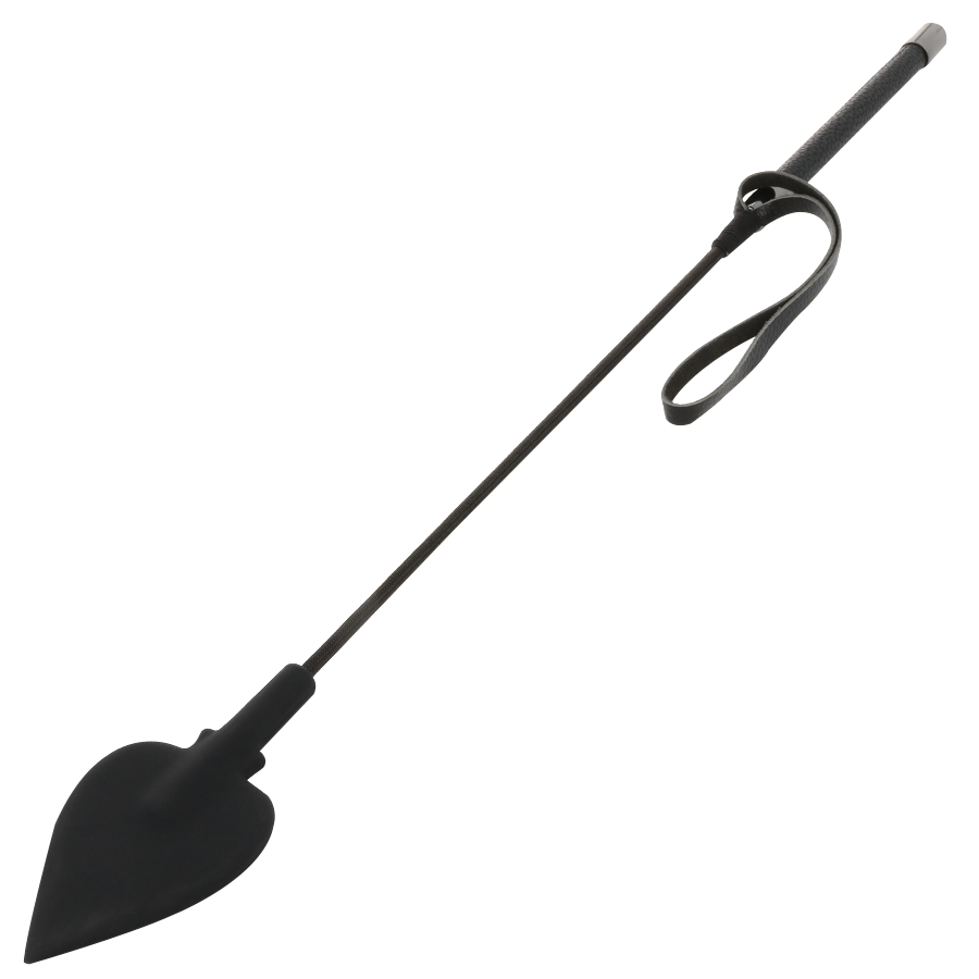 DARKNESS - FUSTA SILICONA NEGRO 60CM DARKNESS SENSATIONS