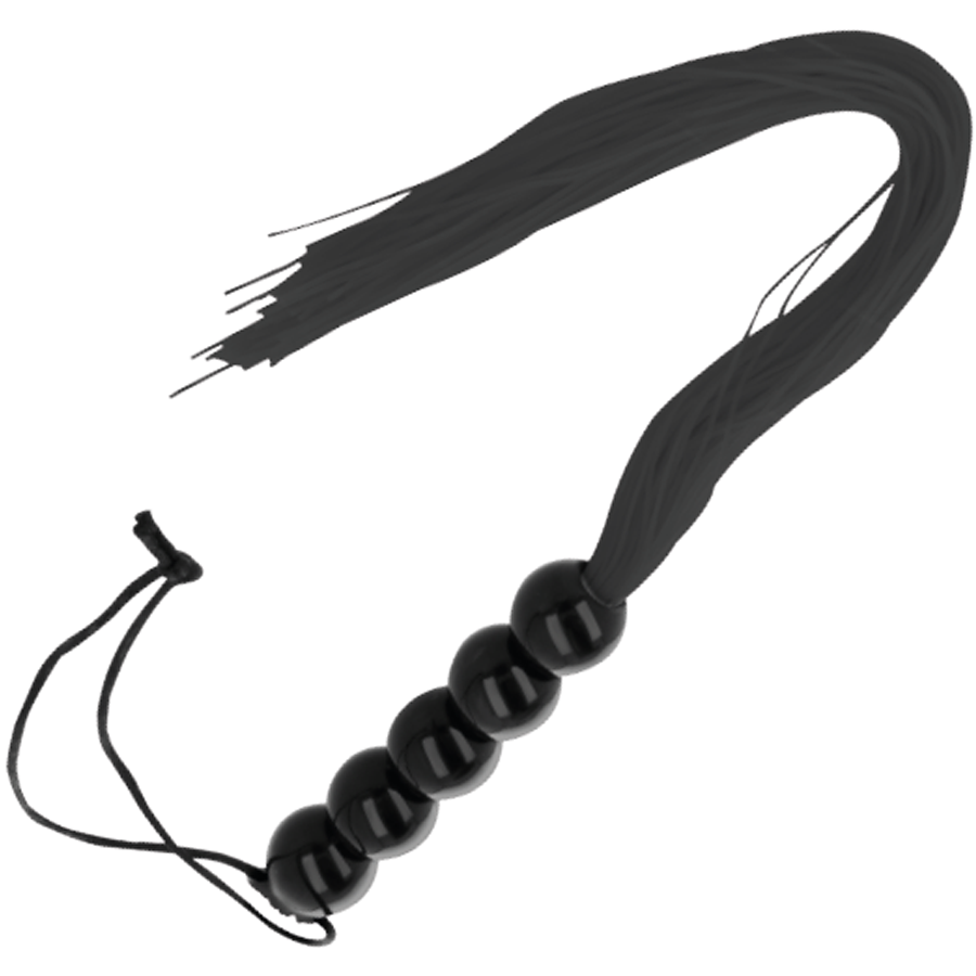 DARKNESS - LÁTIGO BONDAGE NEGRO FINO DARKNESS SENSATIONS