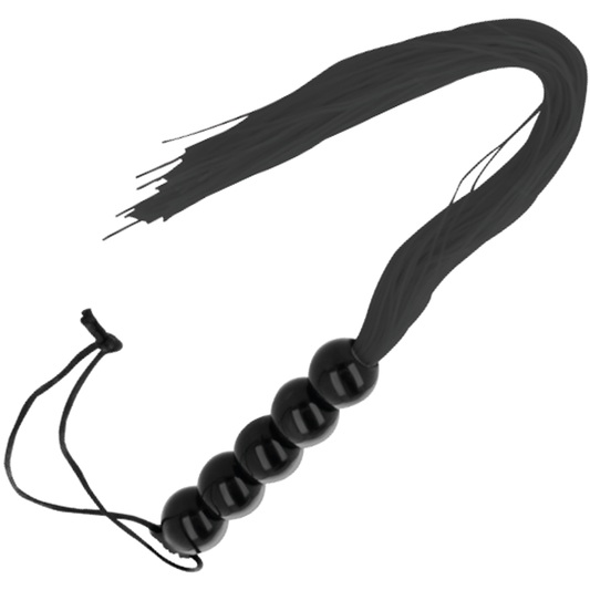 DARKNESS - LÁTIGO BONDAGE NEGRO FINO DARKNESS SENSATIONS