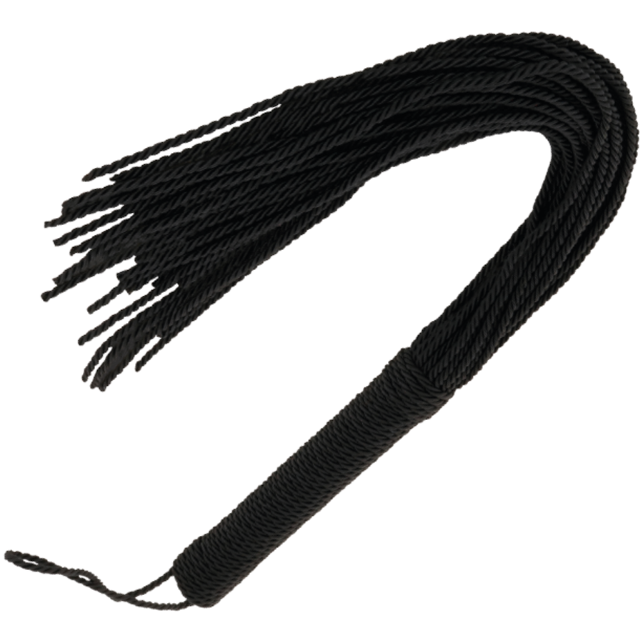 DARKNESS - LÁTIGO BONDAGE NEGRO 50CM DARKNESS SENSATIONS