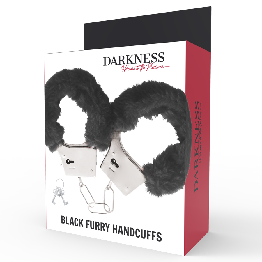 DARKNESS - ESPOSAS METAL FORRADAS NEGRO DARKNESS BONDAGE