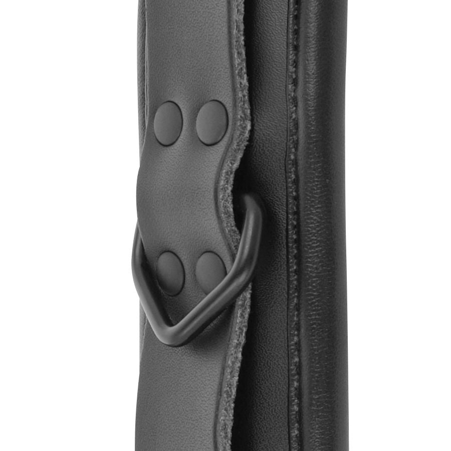 DARKNESS - ESPOSAS AJUSTABLES MANOS LEATHER NEGRO DARKNESS BONDAGE